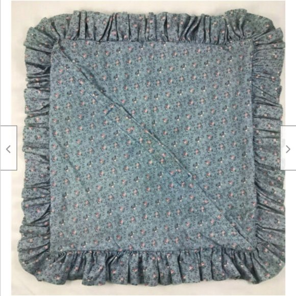 Hand made BLUE JAY Cross Stitched 14" Pillow Cushion Cover Finished Bird Design - Picture 5 of 5